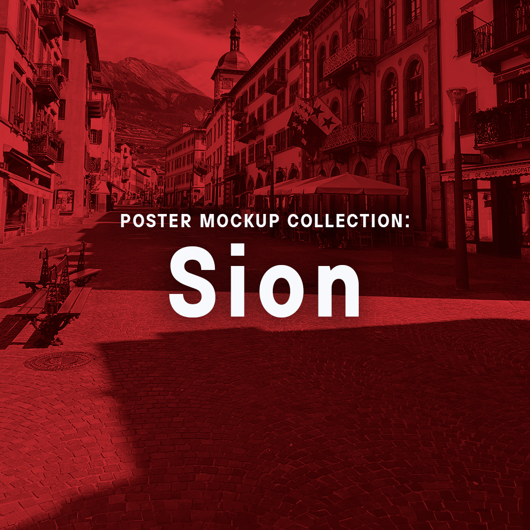 Sion Poster Mockup Collection cover image